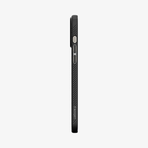 ACS03201 - iPhone 13 Pro Max Case Liquid Air in matte black showing the back